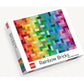 Rainbow Bricks LEGO 1000 Piece Jigsaw Puzzle Chronicle