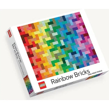 Rainbow Bricks LEGO 1000 Piece Jigsaw Puzzle Chronicle