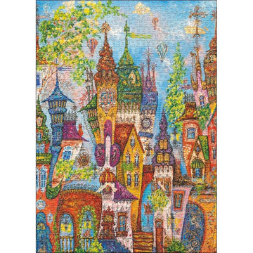 Red Arches Charming Village 1000 Piece Jigsaw Puzzle Heye