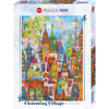 Red Arches Charming Village 1000 Piece Jigsaw Puzzle Heye