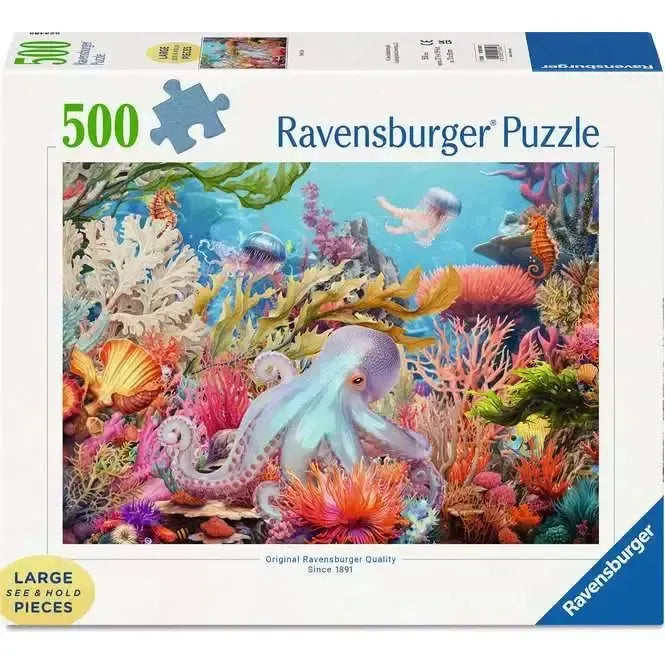 Reef Life 500 Large Piece Jigsaw Puzzle Ravensburger