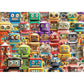 Retro Robots 500 Large Piece Jigsaw Puzzle Ravensburger
