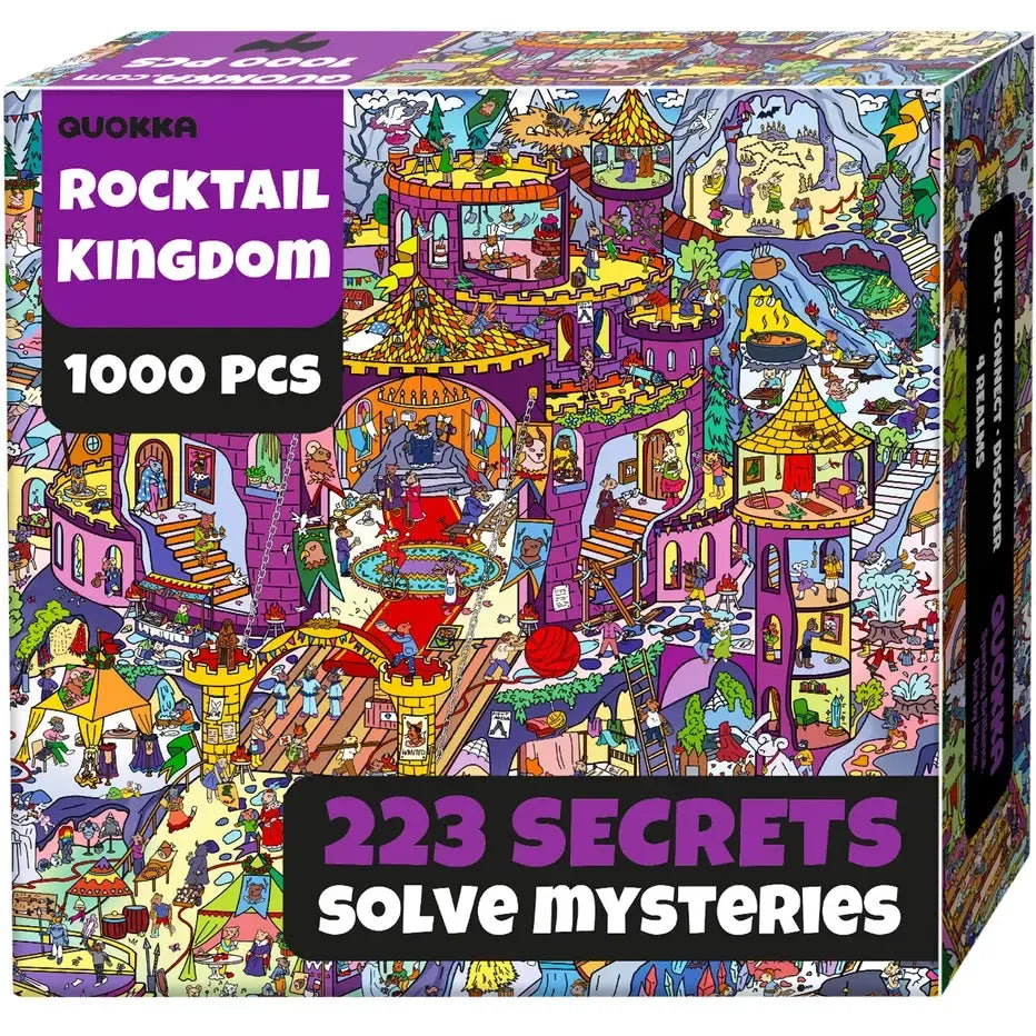 Rocktail Kingdom "Seek & See" 1000 Piece Jigsaw Puzzle Quokka