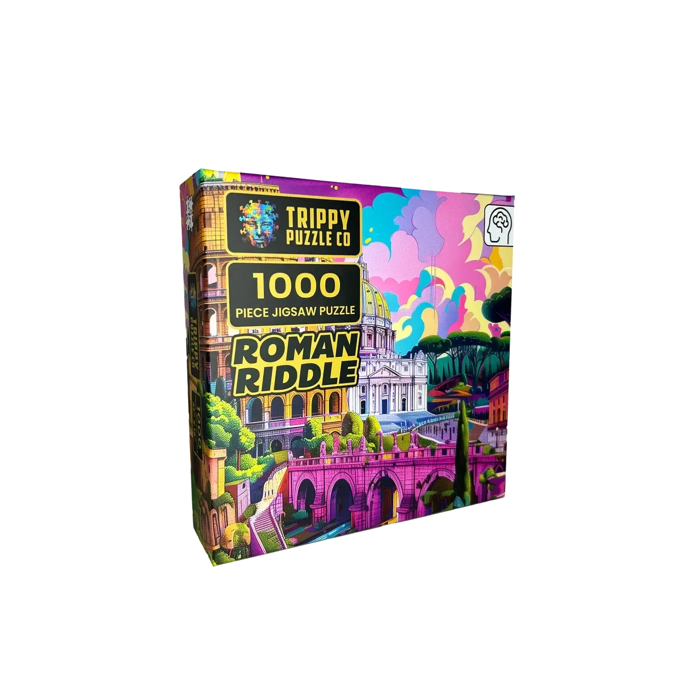 Roman Riddle 1000 Piece Jigsaw Puzzle Trippy