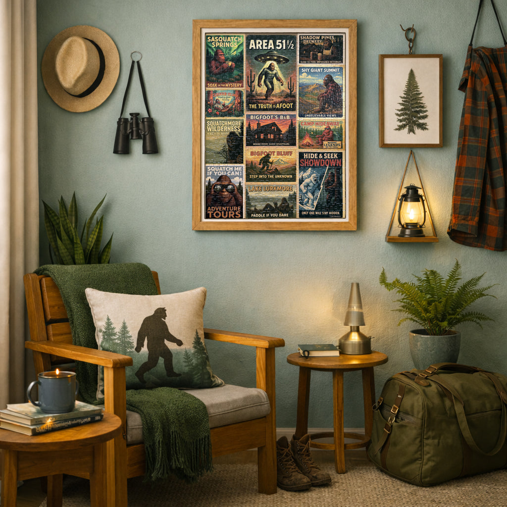 Bigfoot: The Legend is Afoot (500 Piece) Jigsaw Puzzle