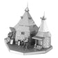 Rubeus Hagrid Hut Harry Potter 3D Steel Model Kit Metal Earth
