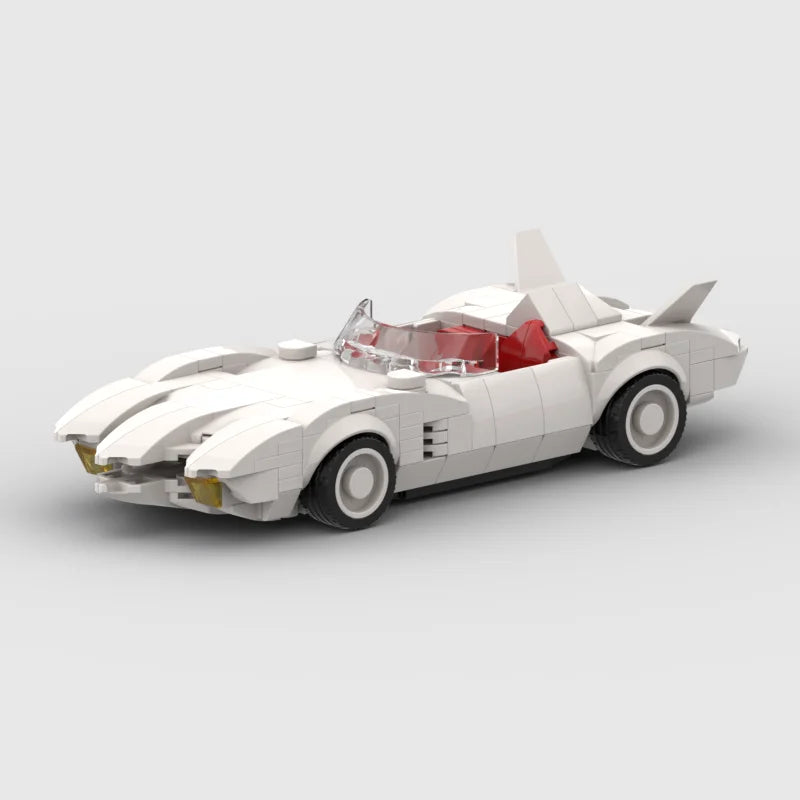 373PCS MOC-192324 Cars Racers Building Blocks Sets City Vehicle Model DIY Kids Boy Toys Sport Super Creative Technique