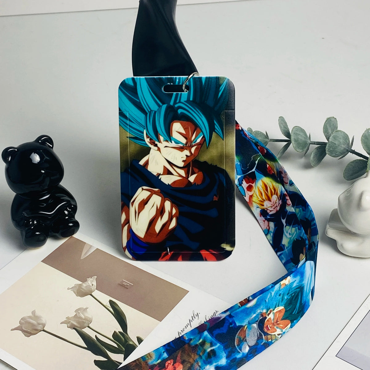 Anime Card Cases Card Lanyard Key Hang Rope Lariat Cosplay Badge ID Cards Holders Neck Straps Keychains Fashion Accessories Gift