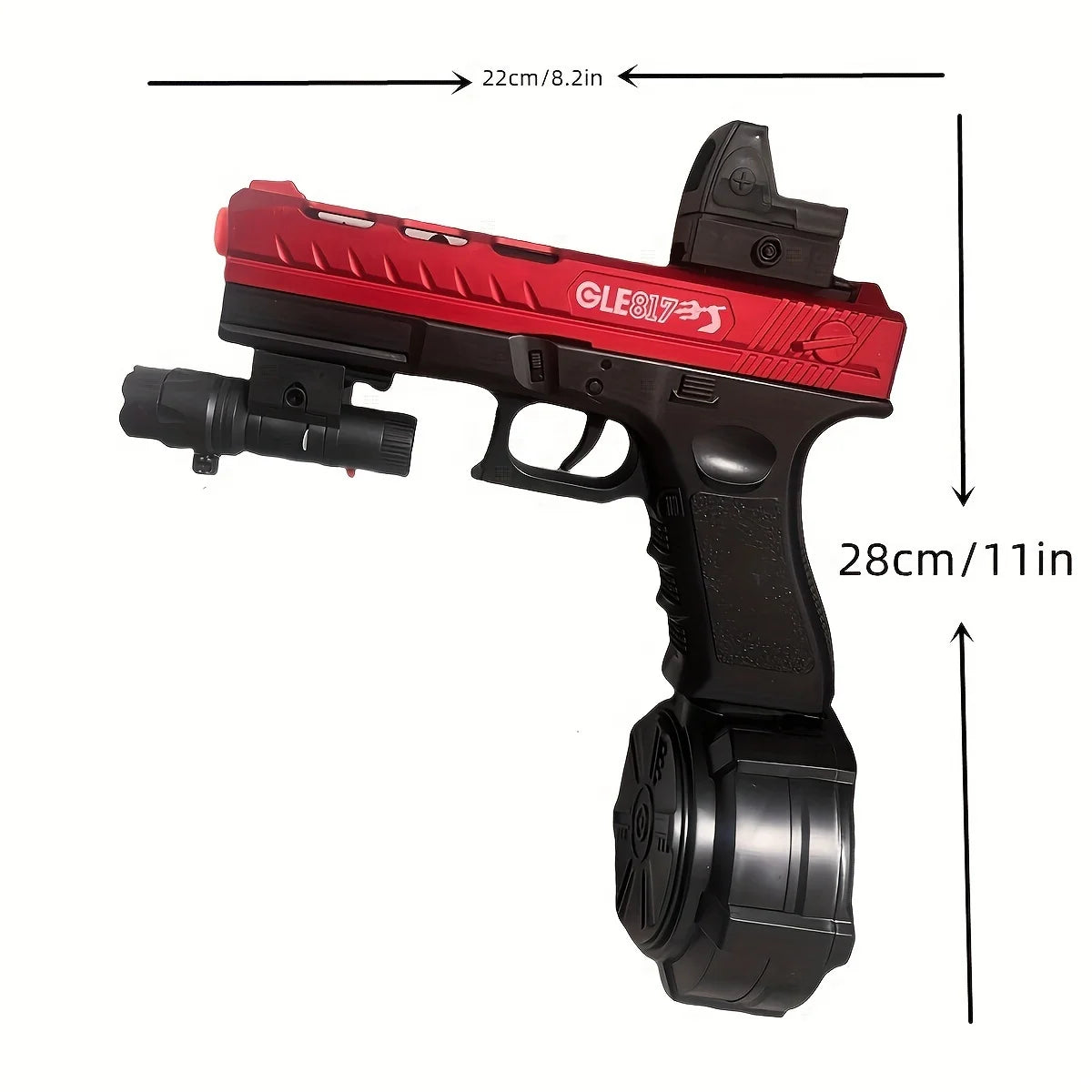 Blaster Gun,Electric Ball Blaster Pistol, High Orbeez Gun Performance Cool Toy Gun, Rechargeable Splatter Ball Toys for Outdoor