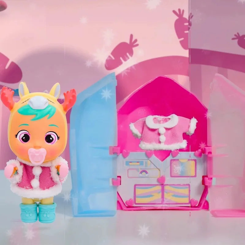 2024 Original Cry Babies Tears Of Magic Crying Doll Winter Surprise Blind Box Set Including Parts Girl Making Game Gift In Stock
