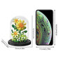 Micro particle building block bouquet handmade gift, children's puzzle toy handmade DIY sunflower desktop decoration ornament
