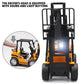 1:24 Scale Alloy Construction Forklift & Crane Toy Model with Retroactive Motion & Sound & Light Effects - Ideal for Kids' Play