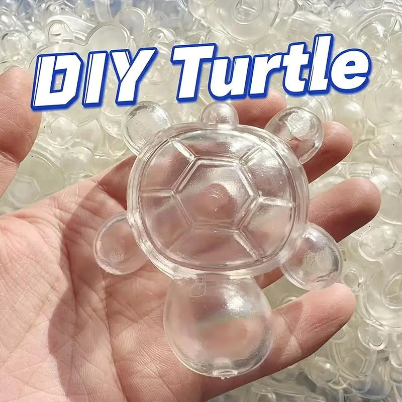 1PC DIY Turtle Ball Skin Handmade Empty Ball Slow Rebound Decompression Toy Fidget Squeeze Ball For Anxiety Office Home