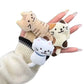Kawaii Kitten Plush Bag Pendant Mini Cat Plush Doll Cartoon Plush Doll Bag Charms Soft Animal Stuffed Student Gifts