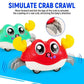Crawling Crab Toys for Baby,Crawling Sensory Toys Infant Learning Crawl Toddler Development Babies Interactive Walking for 0-12M