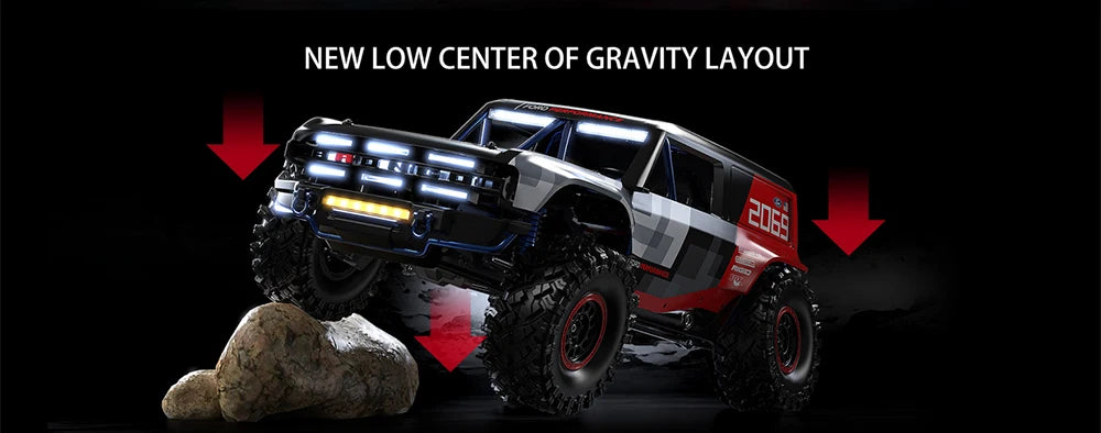 HYPER GO MJX H8P 1/8 4WD 3S Brushless Off Road Climbing Vehicle RC Remote Control Model Car Off-Road Children's Toys