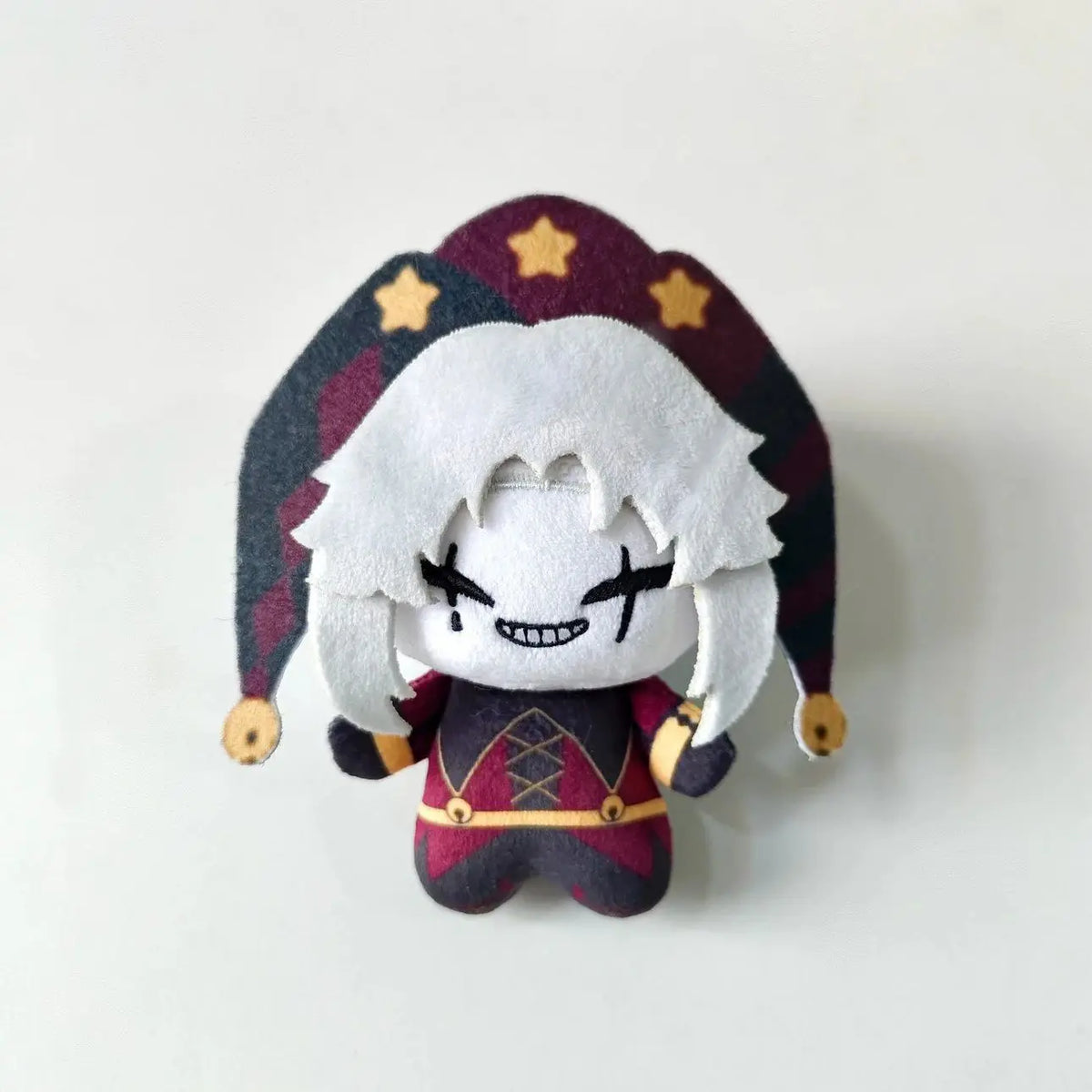 Stuffed 10cm Freak Circus Pierrot Printed Body Cotton Doll Backpack Ornament or Kids Adults Birthday Gift