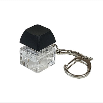 Keyboard Fidget Toys, Keyboard Fidget Keychain Decompression Toys Keyjcap Clicker Fidget Toy Stress Relief Fingertip Gadget