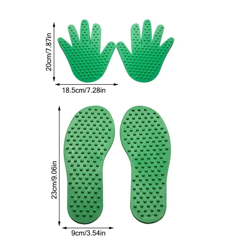 Children's Sensory Training Hand Foot Board Game Props Non-slip Directional Hand Foot Coordination Equipment Toys