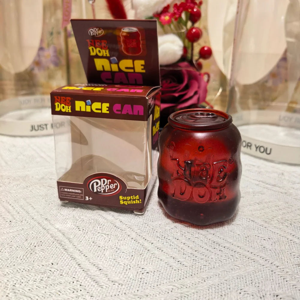 New NeedoH Maltose Cola Can Pinch Music Decompression Transparent Slow Rebound Vent Toys Squishies Stress Reliever Toys