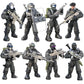 World War Army Military Soldiers SAWT Soldiers Special Force DIY Model Building Blocks Bricks Children'S Toys