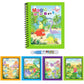 NEW Children Animal Cartoon Painting Book  Magic Water Book with Water Pen for Kids Birthday Christmas New Year Gift for Kids
