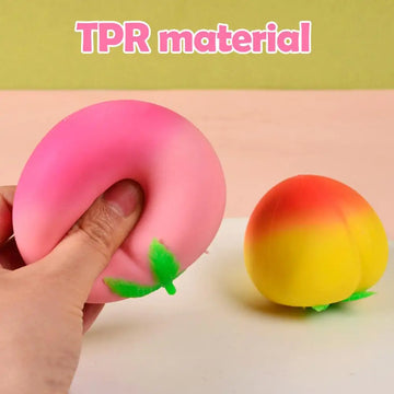 Soft Peach Fruit Squishy Toy Slow Rising Stress Relief for Kids & Adults Slow Rising Stress Relief Fidget Toy Novelty Gifts
