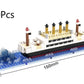 Small Particle Building Block Assembly Toy Titanic Giant Boy Girl Puzzle Cruise Ship Brick Model Kit Desltop Birthday Gift Child