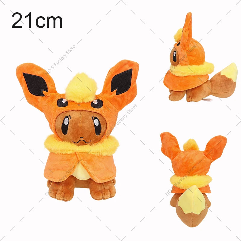 32 Style Eevee Plush Toy Pokemon Eeveelution Umbreon Vaporeon Jolteon Flareon Espeon Leafeon Cartoon Stuffed Animal Doll Peluche
