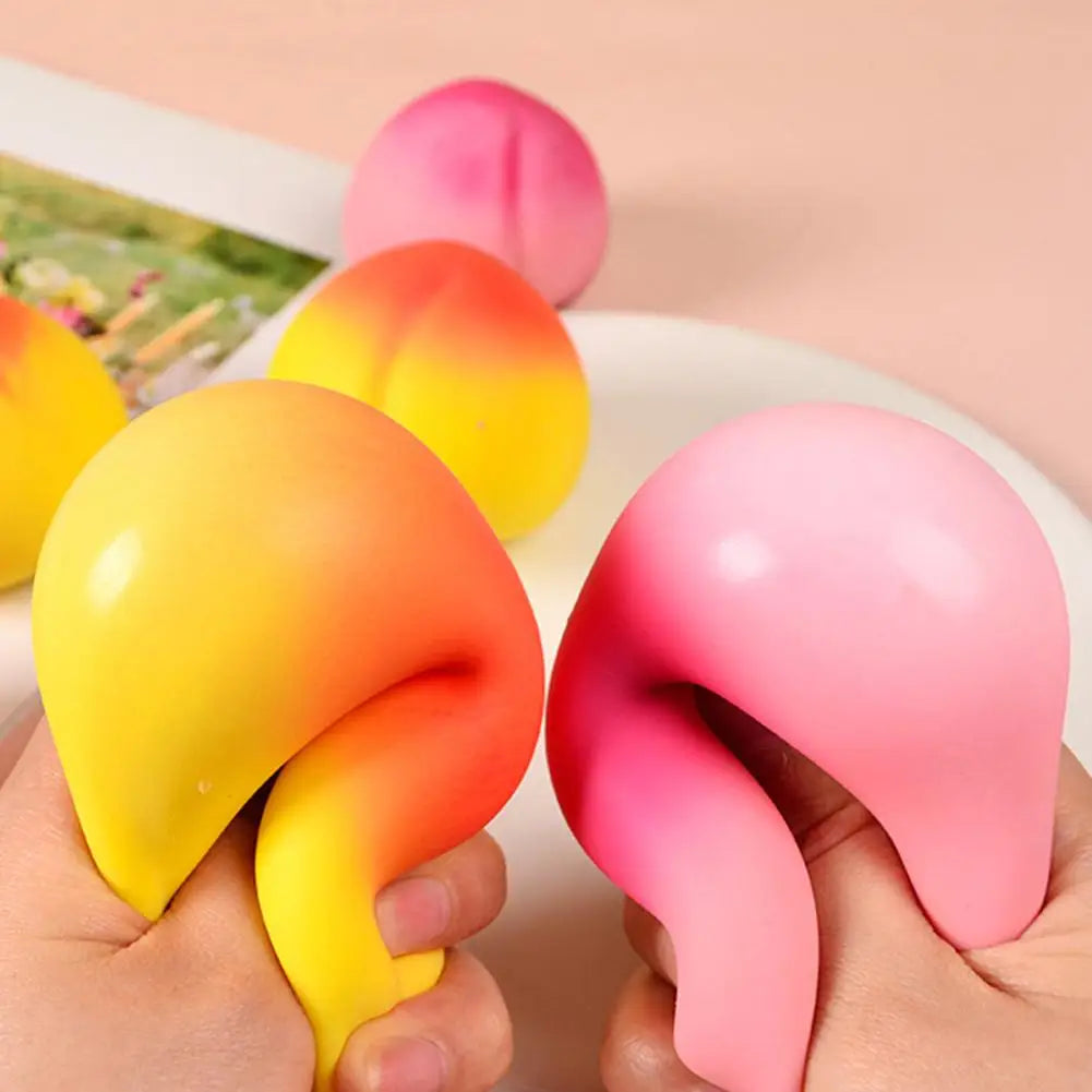 Soft Peach Fruit Squishy Toy Slow Rising Stress Relief for Kids & Adults Slow Rising Stress Relief Fidget Toy Novelty Gifts