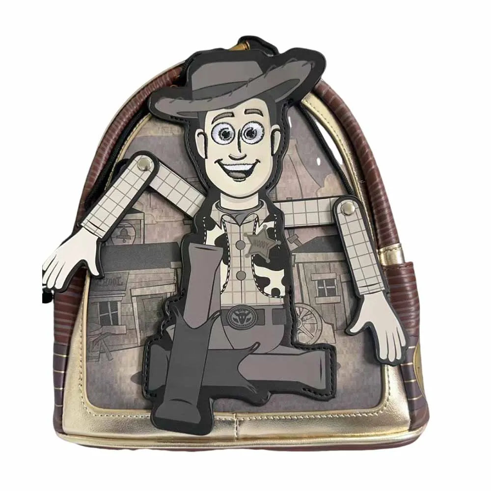 Princess Series Backpack Belle/Ariel/Snow White/Cinderella Stained Glass Portrait Mini Backpack Womens Bag Wallet