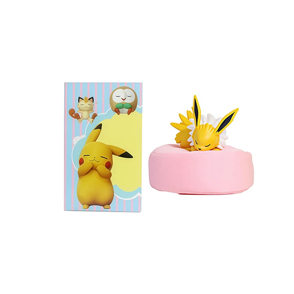 Spot Hot Anime Character Eevee Multi Form Series Blind Box Desktop Decoration Ornament Set Toy Scene Building Props Mystery Gift