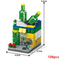 Food Shop Street Series - Mini City Shop House Model Kit, Fun DIY Educational Building Toy Gift for Kids Ages 6-12