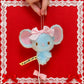 Cute Frando Mouse Plush Keychain with Bowknot Adorable Cartoon Mouse Stuffed Pendant for Bags Keys Perfect Gift for Soft
