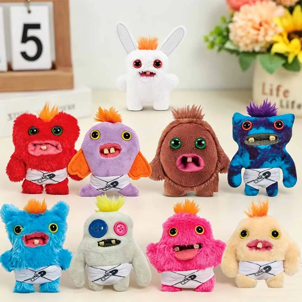 Baby Fuggler Plush Doll Fuggler Ugly Monster REEK-O Wide Eyed Weirdo Sasquoosh Soft Smalll Stuffed Toy With Box