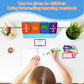Math Fraction Flip Calendar, Early Math Learning Tool for Kids, Interactive Educational Toy for Home & School