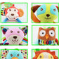Baby Toy Plush Bed Hanging Pendant Baby Plush Cute Cartoon Animal Wind Chime Stroller Hanging Teether Stroller For Newborn Gifts