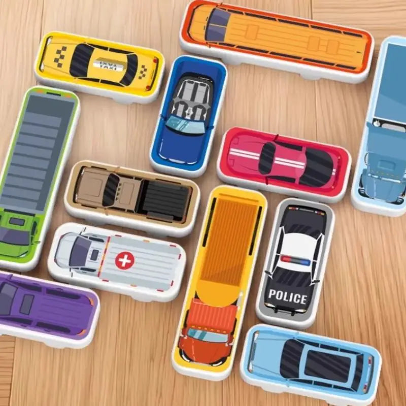 1 Set Parking Lot With Moving Vehicles And Maze Toys Children's Educational Puzzle Game For Logical Thinking And Concentration