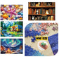 Micro Puzzle Puzzle 1000 Pieces Mini Landscape World Famous Painting Paper Decompression Healing Creative Educational Toy Puzzle