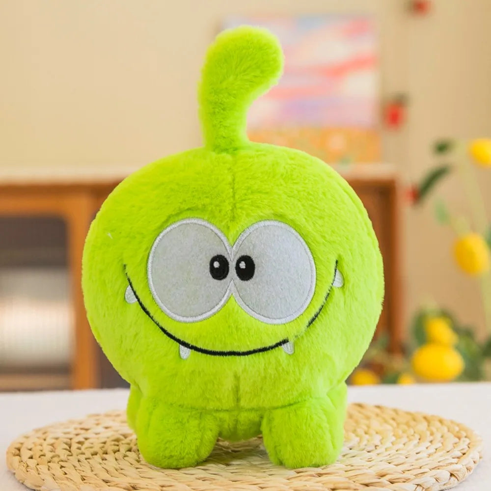 1PC Cartoon Frog Toy Cut The Rope Om Nom Plush Toys Green Fruit Stuffed Animal Doll 20cm Hot Game Kid Gift