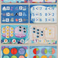 New Montessori Scene Stickers for Children DIY Hand-on Puzzle Reusable Books Cartoon Learning Cognition Toys for Kids Gift
