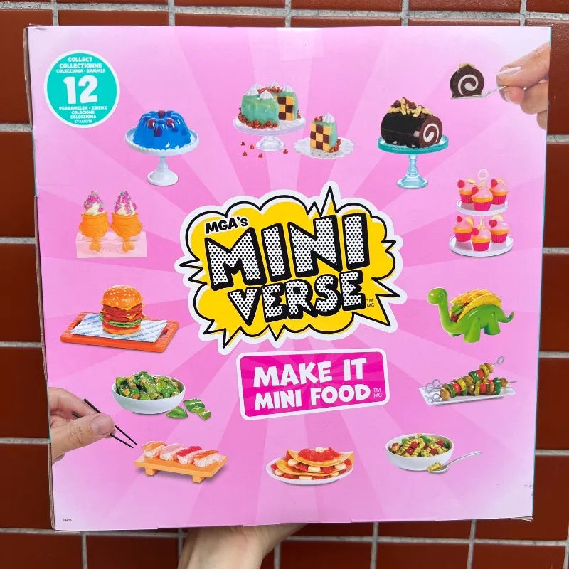 MGA Miniverse Make It Mini Food Diner Series 3 Blind Box Packaging Kitchen DIY Game Food Collect Ornaments