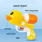 Summer Beach Water Gun Cute Yellow Duck Cartoon Water Blaster Outdoor Pool Water Fight Physics Science Education Gift for Adults
