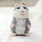 Learn To Imitate Talking Little Hamster Animal Plush Funny Toy Talking Nod Hamster Doll Soothing Crying Baby Toy Kids Gift
