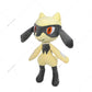 New Pokemon Plush Shiny Riolu Yellow Stuffed Doll Toy Cute Peluche Toy Christmas Halloween Gifts
