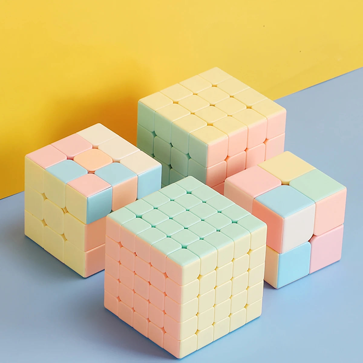 Macaron  2x2 3x3 4x4 5x5 Macaron Fun Stress Relief Puzzle Professional Smooth Speed Game Children's Toys Gifts