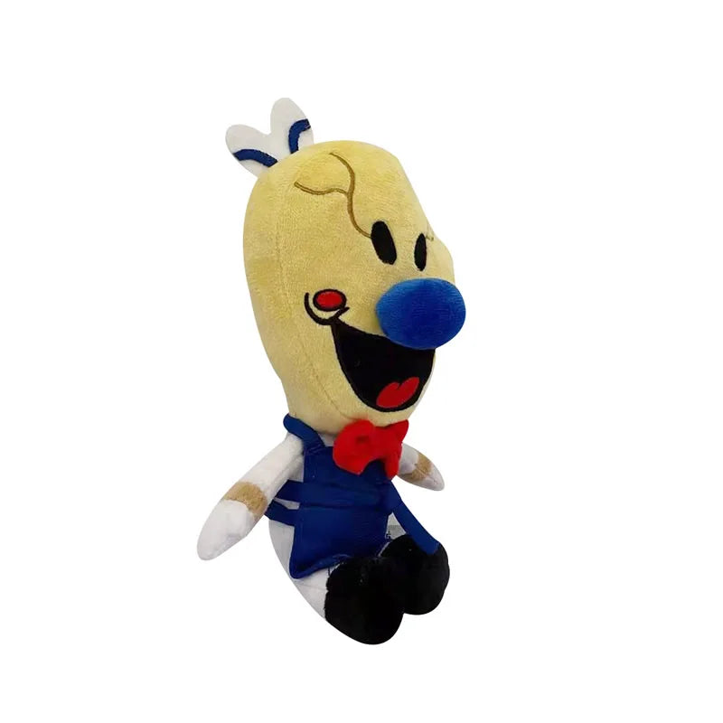 New 25cm Ice Scream Rod Plush Toy Stuffed Soft Toys Cartoon Dolls Horror Game Character Halloween Christmas Decor Gift for Kids