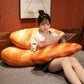 1pc 20~100cm French Bread Plush Pillow Stuffed Printing Images Food Plushie Peluche Party Prop Decor Sleeping Companion Man Gift