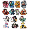 4/8Pcs Anime Demon Slayer Enamel Brooch Pins Kimetsu No Yaiba Character Tanjirou Nezuko Rengoku Metal Lapel Badge Cosplay Gift