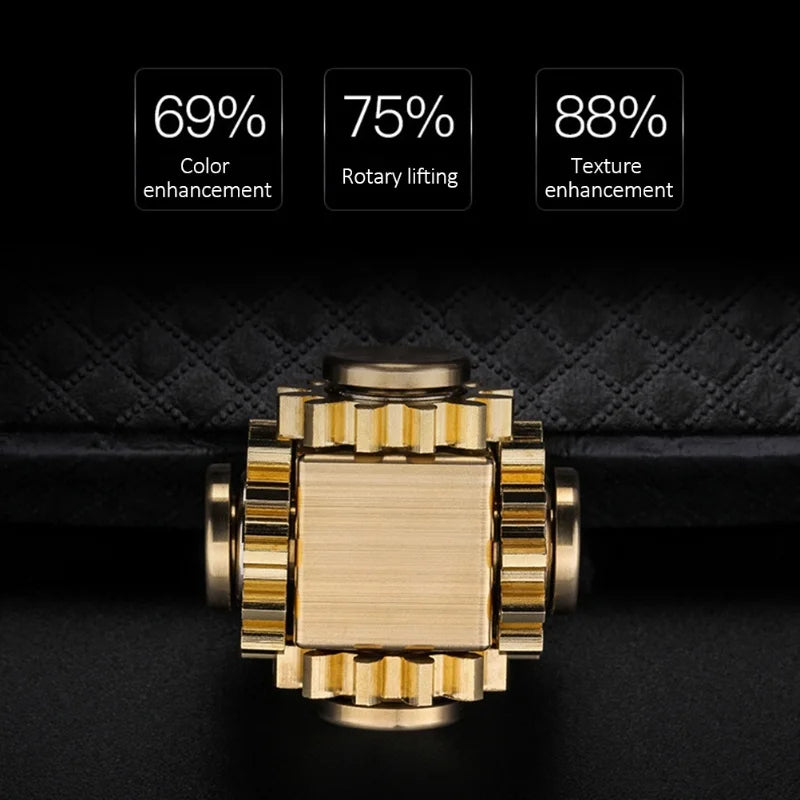 Fidget Toys Cube Metal Spinning Toy Stress Relief Toy For Adults Children Gifts